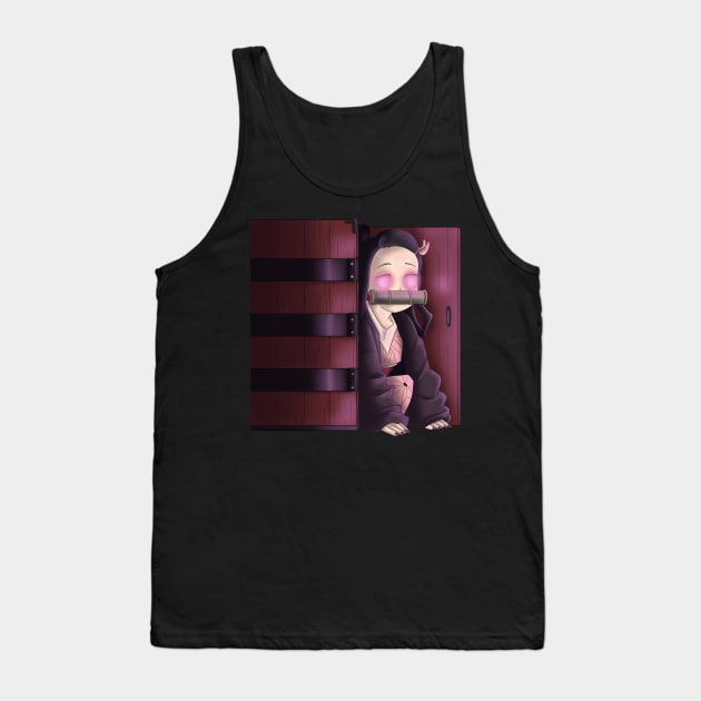 Nezuko Tank Top by enzoart11